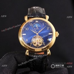 High Quality IWC Tourbillon Moonphase Blue and Gold Watches