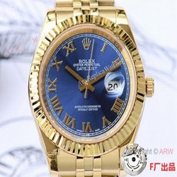 Replica Rolex Datejust II Blue Dial Gold Jubilee Watch NEW UPGRADED