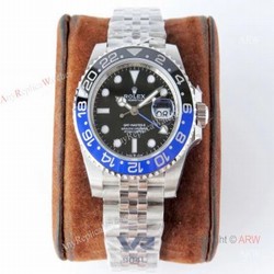VR Factory Rolex GMT-Master ii Batman Best Replica Watches  Swiss 3285