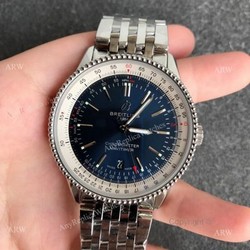 New Breitling Navitimer 41mm B01 Dark Blue Dial Swiss Replica Watches