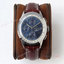 (BLS) New Breitling Knockoff Watches For Sale  Replica Breitling Premier Chronograph Blue Face Watch
