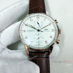 IWC Portuguese Rattrapante Rose Gold Watch  Automatic Movement