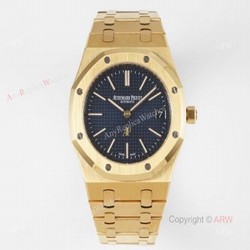 New 15202 Audemars Piguet Royal Oak 39mm Watch With Black Dial Swiss Made Replica