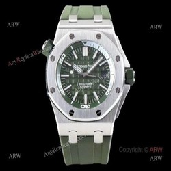 New JF Factory Audemars Piguet Royal Oak Offshore Diver 15710 Green Dial Watch Replica
