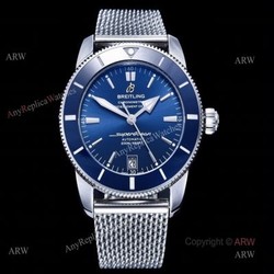 (GF) Asia 2824 Breitling Superocean ii 42 Blue Dial Swiss Replica Watches