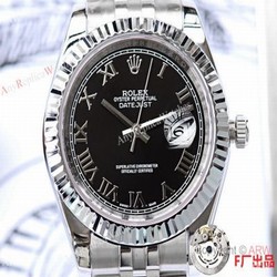 NEW UPGRADED Copy Rolex Jubilee Datejust 2 Watches SS Black Roman Face