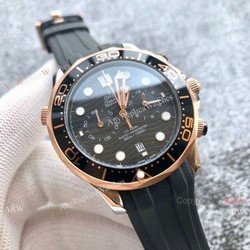 Omega Seamaster 300M Chronograph 2-Tone Rose Gold Omega Clone Watch