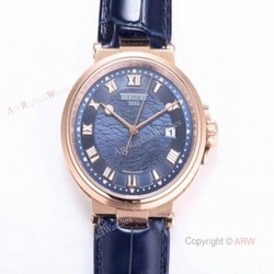 Swiss  Replica Breguet Marine 5517 Blue Dial Watch For Men