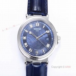 Swiss Replica Breguet Marine 5517 Blue Dial Stainless Steel Watch 40mm
