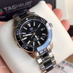 Swiss Grade New Tag Heuer Aquaracer 2020 Ladies Watch Replica  Black Ceramic with Quartz Movement