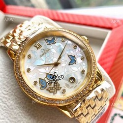 Replica Omega De Ville Special Edition Women Watch Yellow Gold