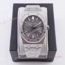 OM Factory New Upgraded Audemars Piguet Royal Oak 15500 Rhodium Grey Swiss Knockoff Watch