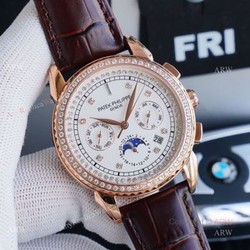 New Patek Philippe AAA Grand Complications Rose Gold Diamond Watch