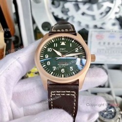 AAA Replica IWC Big Pilots Spitfire Automatic Watch Rose Gold
