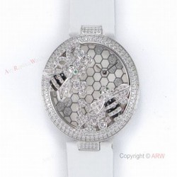 Swiss Replica Cartier Le Cirque Animalier De Cartier With Bees Decor Diamond Watch