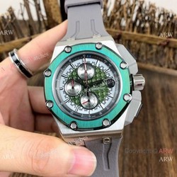 Copy Audemars Piguet Michael Schumacher Quartz Watches Green Bezel