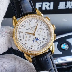New Patek Philippe AAA Watch  Fake Patek Philippe Geneve Complications Moon Dial