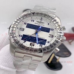 New Replica Breitling Cockpit B50 Watches Stainless Steel Blue Hands