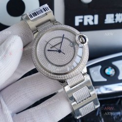 1:1 Copy Best Cartier Ballon Bleu De Cartier Stainless Steel Watch 42mm