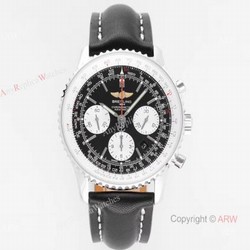 BLS Factory New Replica Breitling Navitimer B01 Panda Dial Chronograph Watch 43mm