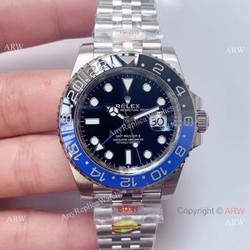 Swiss Replica Rolex GMT-Master II Batman Jubilee Men Watch NOOB Factory 3285 904L Steel