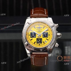 Breitling Yellow Face Limited Edition Watch  New Replica Watch