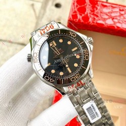2020 Copy Omega Seamaster 007 James Bond Stainless Steel No Time To Die Watch