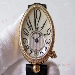 Best Replica Breguet Watches For Women  Yellow Gold Breguet Reine De Naples Watch