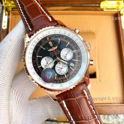 High Quality Breitling Navitimer 01 46mm Watch Rose Gold Case
