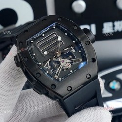 Sexy Richard Mille RM69 For Sale  High Quality Replica Richard Mille All Black Men Watch