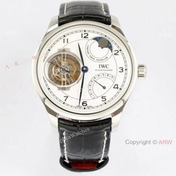 New! Swiss Replica IWC Portugieser &8216;150 Years Tourbillon Watch White Face