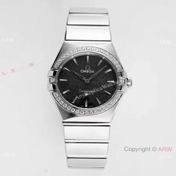 New Omega Constellation 2020  Omega Constellation Quartz Swiss Made Diamond Bezel Replica Watches