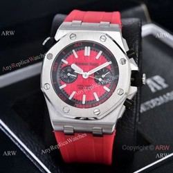 Clone Audemars Piguet Royal Oak Offshore Diver Watches Rose Red Dial
