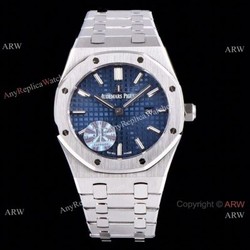 JF Factory Best Copy Audemars Piguet Lady Royal Oak Watch Blue Face 33mm Quartz Movement