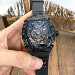 New Copy Richard Mille RM 53-01 Pablo Macdonough Watch All Black with Diamond
