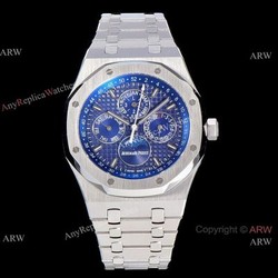 BF Factory Audemars Piguet Perpetual Calendar Watch Blue Dial AAA Replica