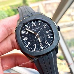 All Black Patek Philippe Aquanaut automatic Watches 39mm