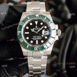 NEW UPGRADED Rolex Submariner 126610LV Watch Green Ceramic Black Dial