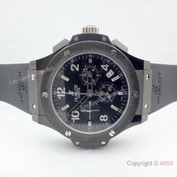 Fake Hublot Geneve Big Bang Black Chronograph Men Watch For Sale