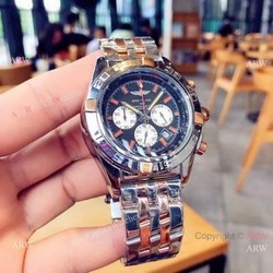 Breitling Chronomat B01 Watches Two Tone Rose Gold