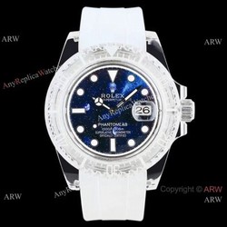 2021 NEW! Swiss AAA Replica Rolex Phantomlab Transparent Watches Sapphire Case