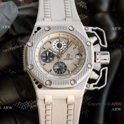 New Replica Audemars Piguet Royal Oak Offshore Survivor Watch Gray Face