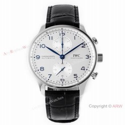 New! Swiss IWC Chronograph Portugieser White Dial Watch  IWC Schaffhausen