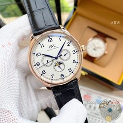 2020 New! IWC Portugieser Perpetual Calendar Watches Rose Gold