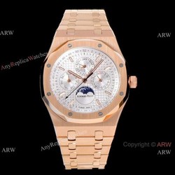 BF Replica Audemars Piguet Perpetual Calendar Watch Rose Gold Cal.5134 Movement