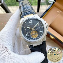 2020 New Copy IWC Aquatimer Tourbillon SS Black Dial Watches