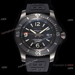 2020 New! Swiss Copy Breitling Superocean Automatic Black Steel Watch 46mm