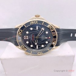 Copy Omega James Bond Limited Edition Seamaster 300m Watch Yellow Gold 42mm