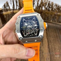 Best Quality Replica RM35-02 Rafael Nadal Mens Watches SS Orange Rubber