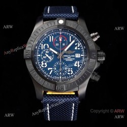 Swiss Copy Breitling Super Avenger II 7750 Black and Blue Dial Watch 2021 New!